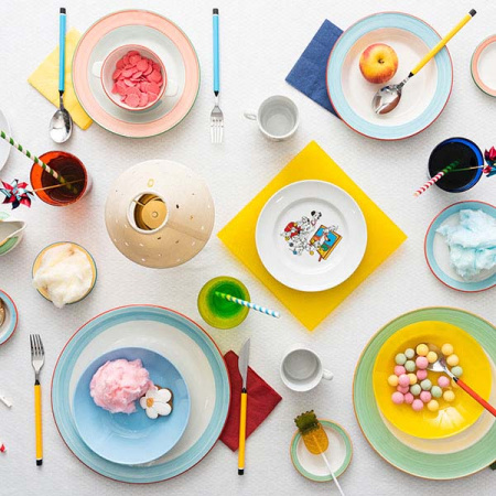 Тарелка «Хэло»; стекло; L=24,B=24см; желт.