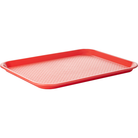 Поднос для Фаст Фуд; пластик; H=2,L=45.7,B=35.6см; красный