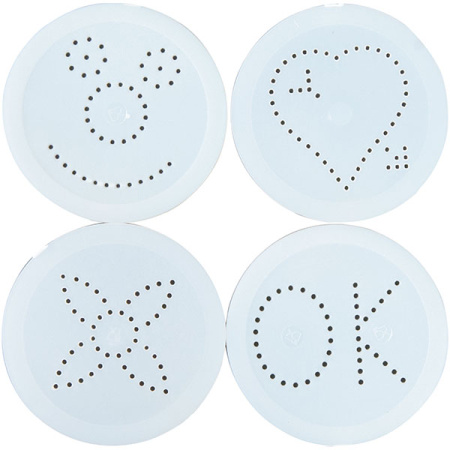 Декоратор для капучино ILSA (4 насадки), сталь, 300мл