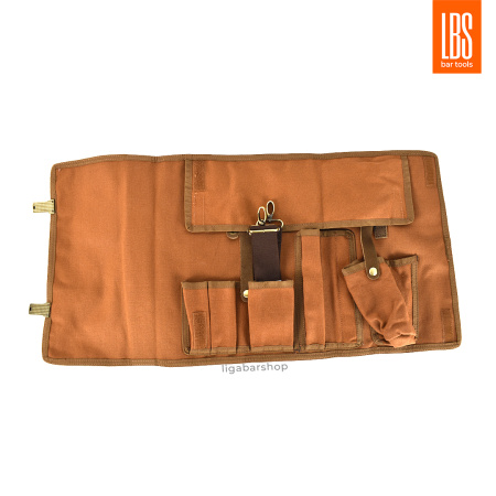 Сумка-скрутка LBS для барного инвентаря, коричневый