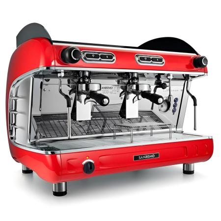 Кофемашина Sanremo Verona SAP 2GR красный