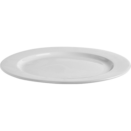 Блюдо «Монако Вайт»; фарфор; D=30,H=2см; белый