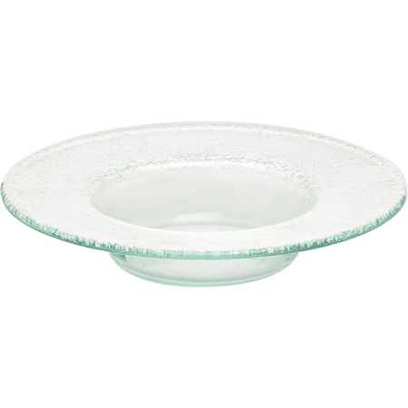 Тарелка глубокая «Пирл»; стекло; D=18,H=4см; прозр.