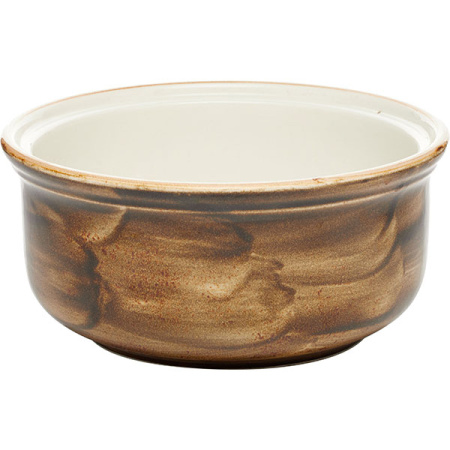 Супница б/крыш. «Крафт»; фарфор; 3л; коричнев.