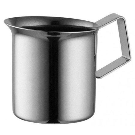 Молочник порцион.; сталь нерж.; 37мл; H=3.9,L=6,B=4.1см; металлич.