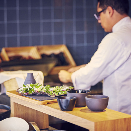 Салатник; фарфор; 500мл; D=12.5,H=8см; черный