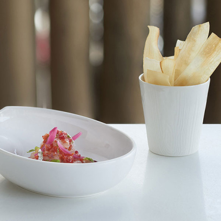 Стакан для горячего «Арборесценс»; фарфор; 180мл; D=8,H=8.5см; слон.кость