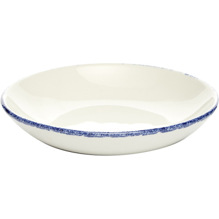 Салатник «Блю дэппл»; фарфор; D=13см; белый,синий