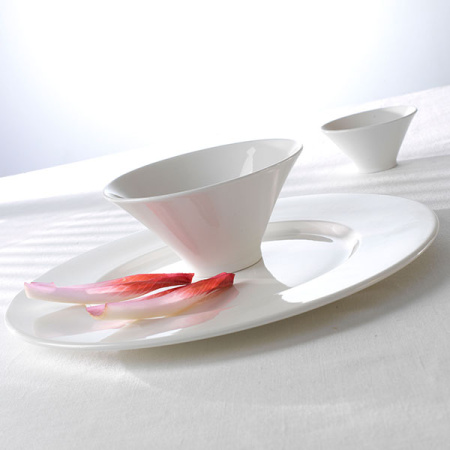 Салатник «Монако Вайт»; фарфор; 240мл; D=15,H=8см; белый