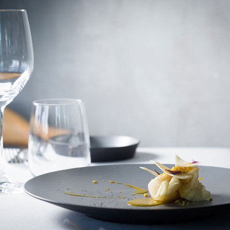 Тарелка  мелкая «Экинокс»; керамика; D=28,H=3.3см; серый