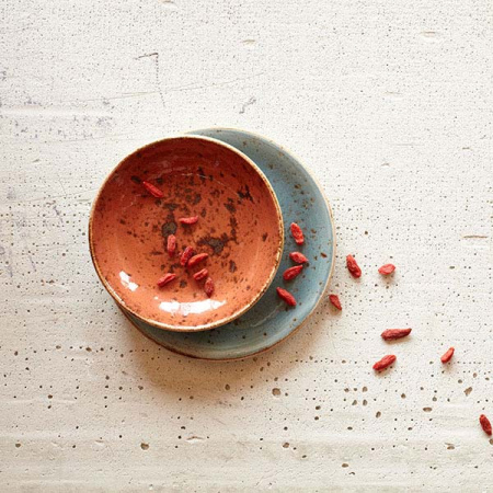 Салатник «Крафт»; фарфор; 1000мл; D=25.5,H=3.5см; терракот