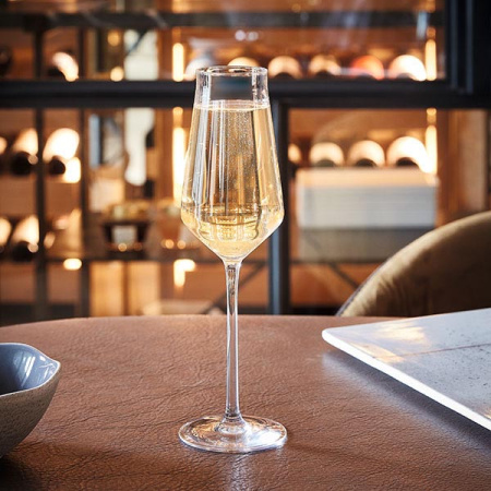 Бокал-флюте «Ревил ап»; хр.стекло; 210мл; D=45/70,H=234мм; прозр.