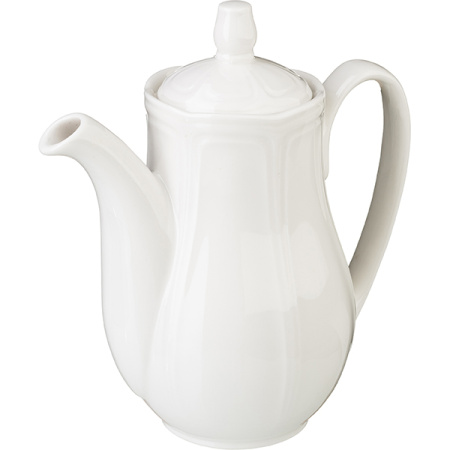 Кофейник «Торино вайт»; фарфор; 340мл; белый