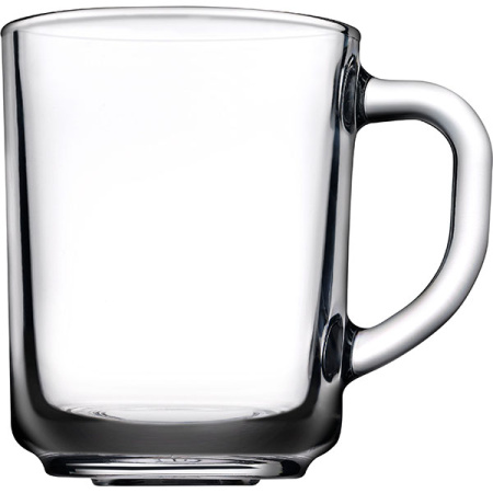 Кружка «Паб»; стекло; 250мл; D=7.5,H=9,L=10.3см; прозр.