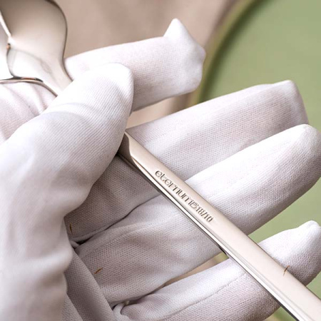 Ложка столовая «Аляска»; сталь нерж.; L=210/60,B=4мм; металлич.