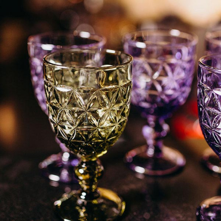 Бокал для вина; стекло; 310мл; D=86,H=163мм; амбер