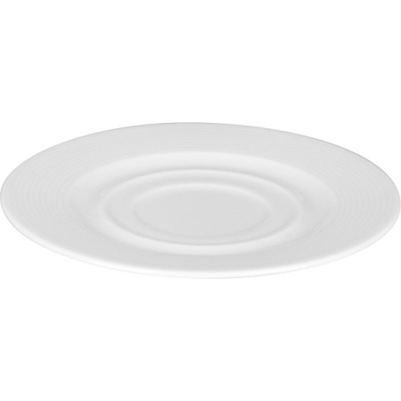 Блюдце «Это Рома»; фарфор; D=15.5,H=1.5см; белый