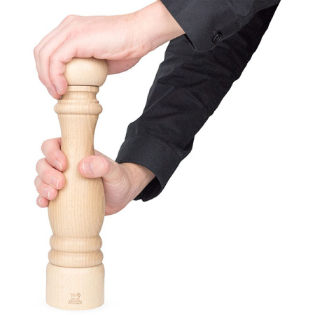 Мельница для соли метал.мех.; дерево; D=6.7,H=30см; св. дерево