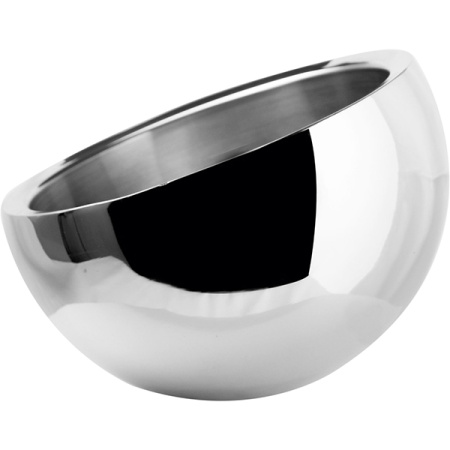 Миска «Проотель»; сталь нерж.; 0.42л; D=11.5,H=8см; мраморн.