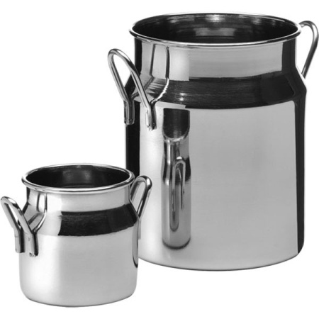 Набор молочников [4шт]; сталь нерж.; 80мл; D=45,H=50мм