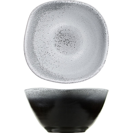 Салатник «Млечный путь»; фарфор; 600мл; D=15см; черный