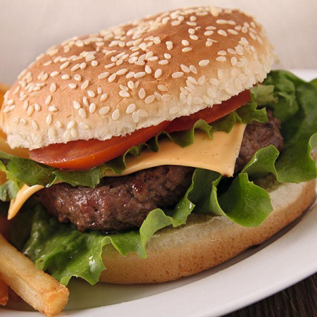 Блюдо «Бургер Солюшнс»; стекло; L=28,B=23см; белый