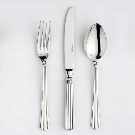 Ложка столовая «Библос»; сталь нерж.; L=210/75,B=10мм; металлич.