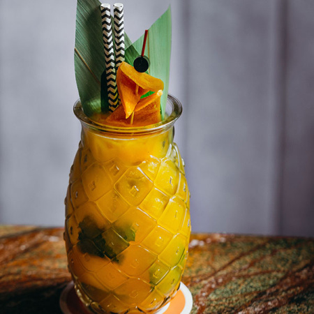 Стакан для коктейлей «Ананас»; стекло; 0.7л