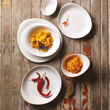 Салатник «ФриСтайл»; фарфор; D=25см; белый