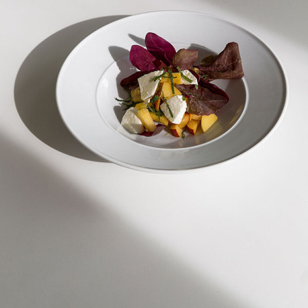 Тарелка глубокая «Экселенси»; фарфор; 400мл; D=22.5,H=4см; белый