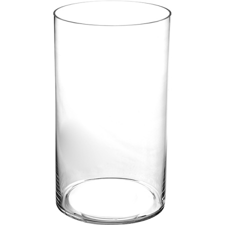 Ваза для цветов «Цилиндр»; стекло; D=19.6,H=35см; прозр.
