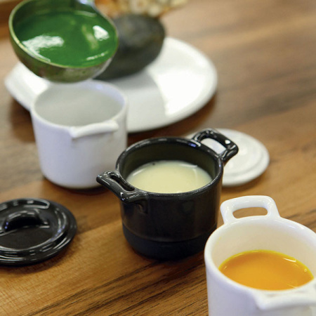 Горшок для запекания «Бель Кузин»; фарфор; 62мл; D=5,H=7,L=8см; белый