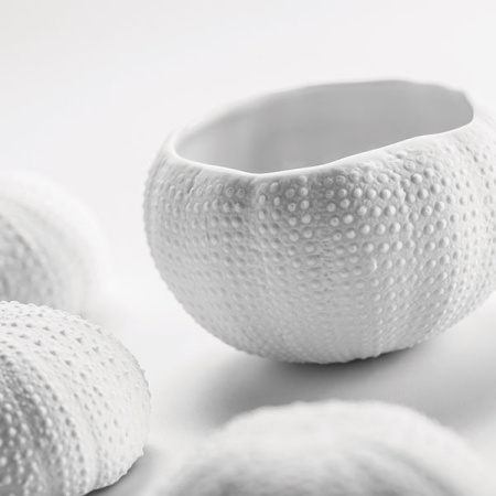 Салатник «Медитер»; фарфор; H=3.5,L=6.5,B=8см; белый,матовый