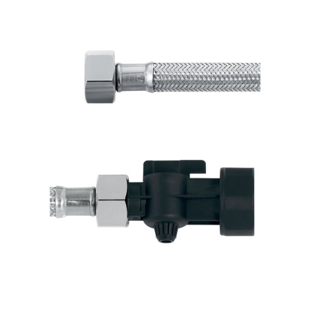 Входной шланг с запорным краном G1 - G3/4, DN13, 2 м