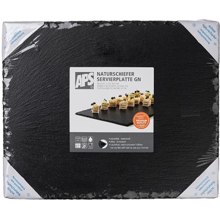 Блюдо для подачи APS сланец натуральный 32.5х26.5 см от магазина ligabarshop.ru