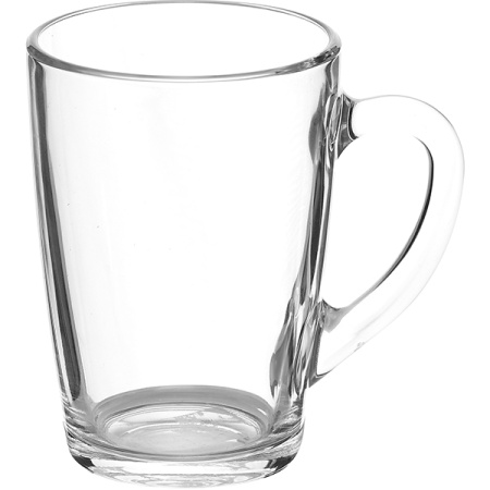 Кружка «С добрым утром»; стекло; 320мл; прозр.