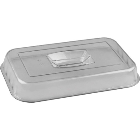 Крышка для салатника 2л стиролакрилонитрил; H=3,L=26,B=17.5см; прозр.