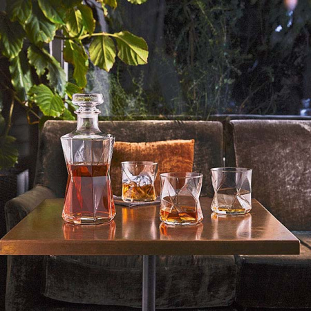 Штоф «Кассиопея»; стекло; 850мл; D=105,H=210мм; прозр.