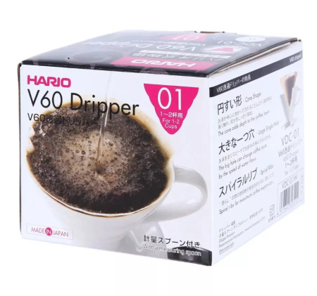 Воронка Hario VDC-01W керамика, белый