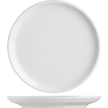 Подносик для  специй «Прага»; фарфор; D=14,H=2см; белый