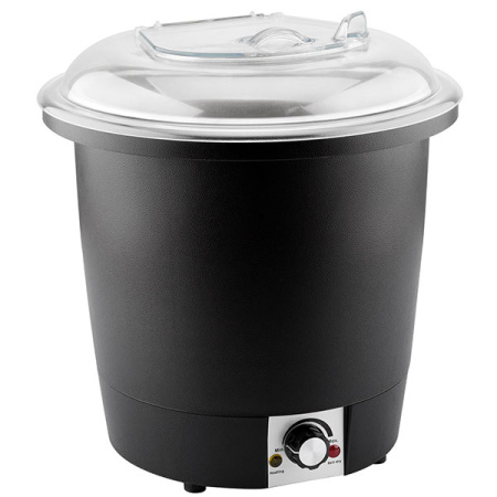 Мармит-супница электр.с крышкой 50Гц; пластик,сталь нерж.; 10л; D=28,H=32,L=33.4,B=32.8см; 450вт; че