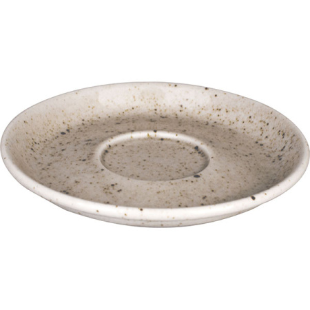 Блюдце «Лайфстиль»; фарфор; D=12,H=1.6см; песочн.