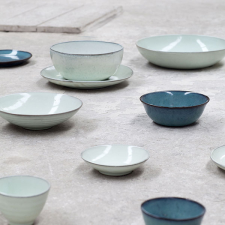 Тарелка; керамика; D=28.5,H=4.5см; св.зелен.