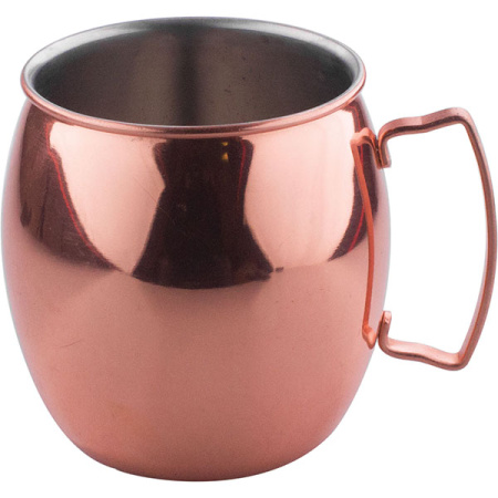 Кружка для кокт. «Московский мул»; сталь нерж.,медь; 0.54л; D=85,H=97мм