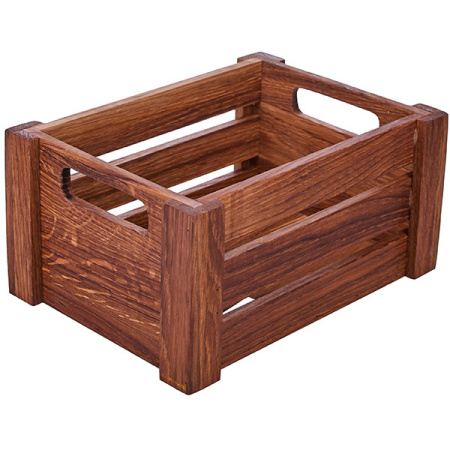 Ящик для кондиментов Д=22.8,Ш=16.5,В=11см дуб (03177002)