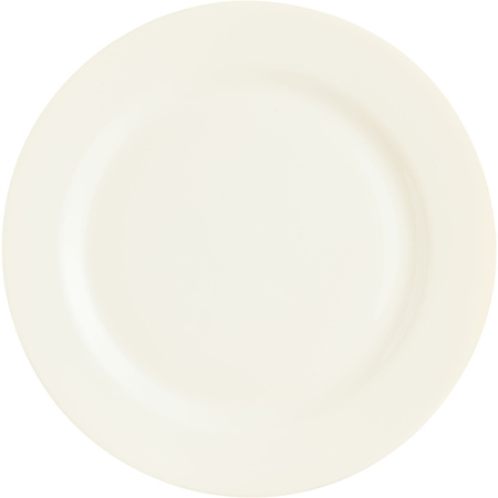 Тарелка мелкая «Зеникс»; зеникс; D=25.5,H=2см; белый