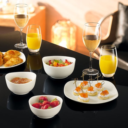 Салатник «Зеникс»; зеникс; 250мл; D=11.3,H=5см; белый