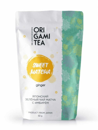 Японский чай Оригами Sweet matcha с имбирём 50 г