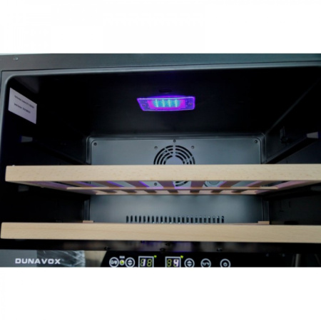 Винный шкаф DUNAVOX EXCLUSIVE DX-51.150DBK/DP
