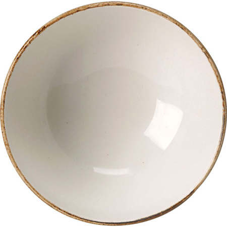 Салатник «Крафт»; фарфор; 457мл; D=12.7,H=7см; зелен.